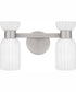 Rembrandt Medium 2-light Bath Light Brushed Nickel