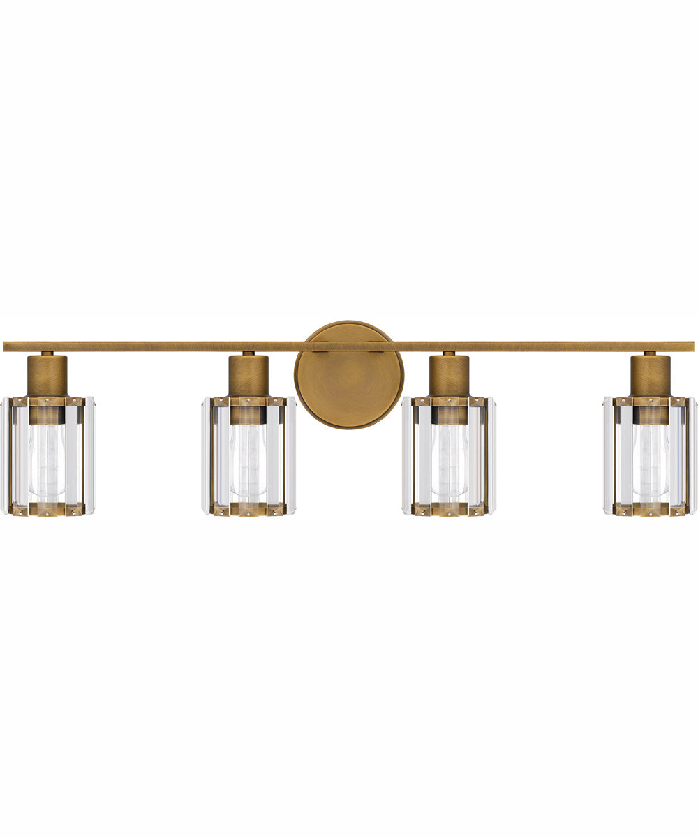 Isla Extra Large 4-light Bath Light Weathered Brass