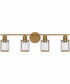 Isla Extra Large 4-light Bath Light Weathered Brass