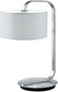 21"H Cannes 1-Light Table Lamp Nickel-Matte