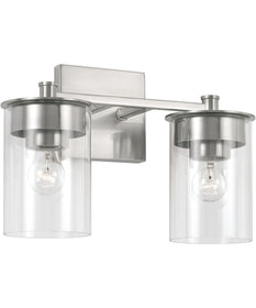Mason 2-Light Vanity Brushed Nickel