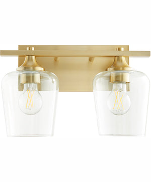 Veno 2-light Bath Vanity Light Aged Brass
