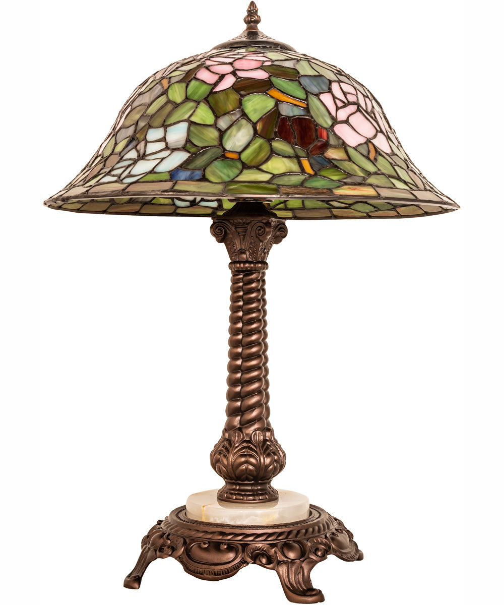 23" High Tiffany Rosebush Table Lamp