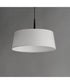 Paramount 16 inch LED Pendant Black