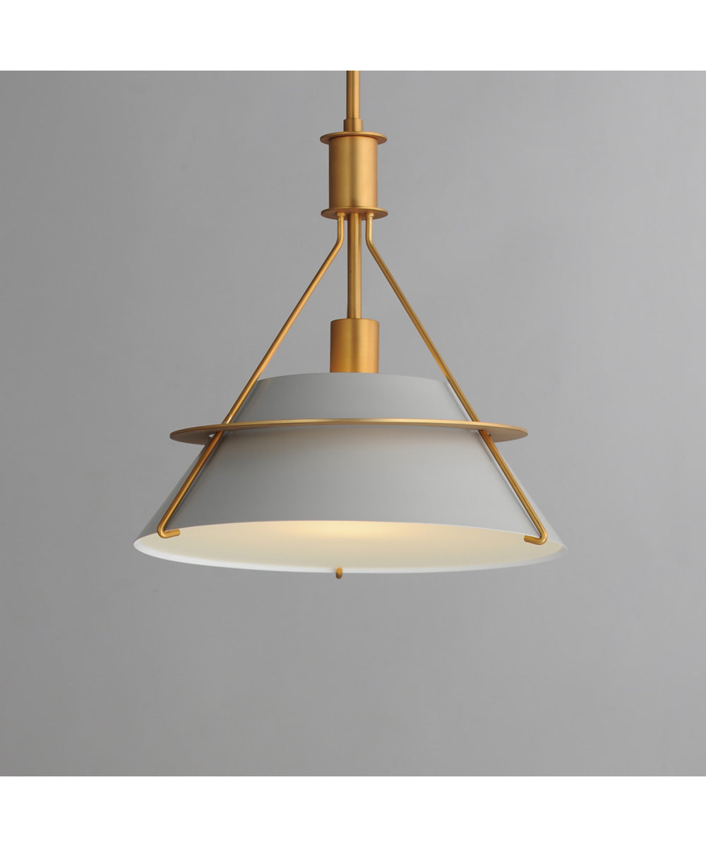 Lucas 1-Light Pendant Natural Aged Brass