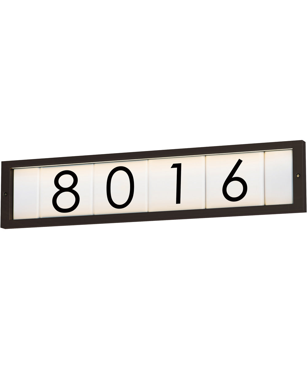 25 inch LED Address Frame - Classic Bronze