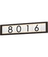 25 inch LED Address Frame - Classic Bronze
