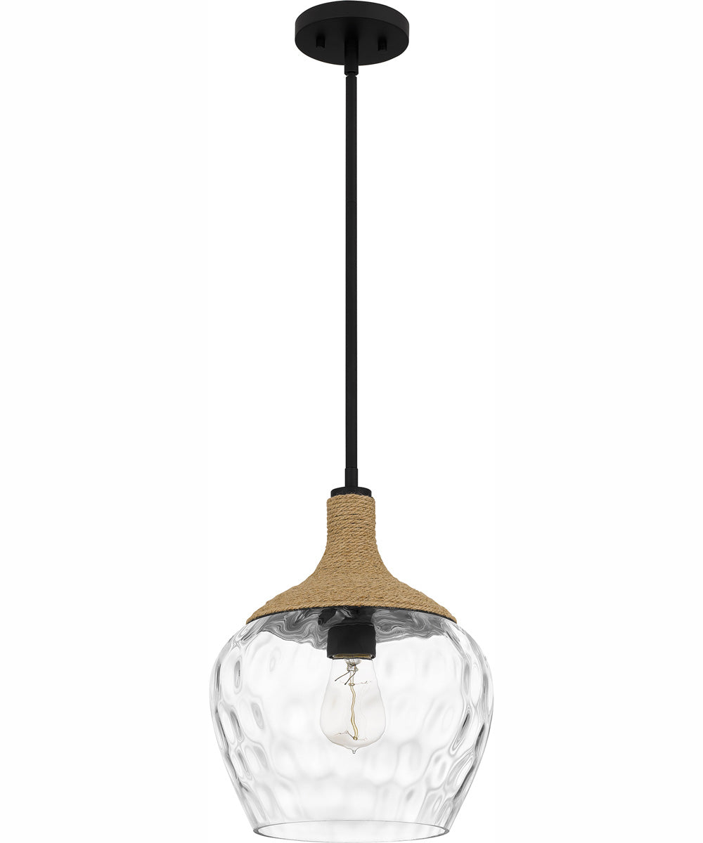 Quoizel Piccolo Pendant 1-light Mini Pendant Matte Black