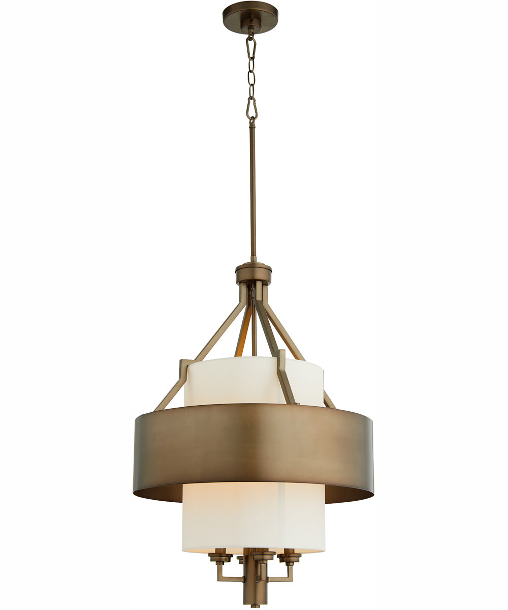 4-light Pendant Dark Brass