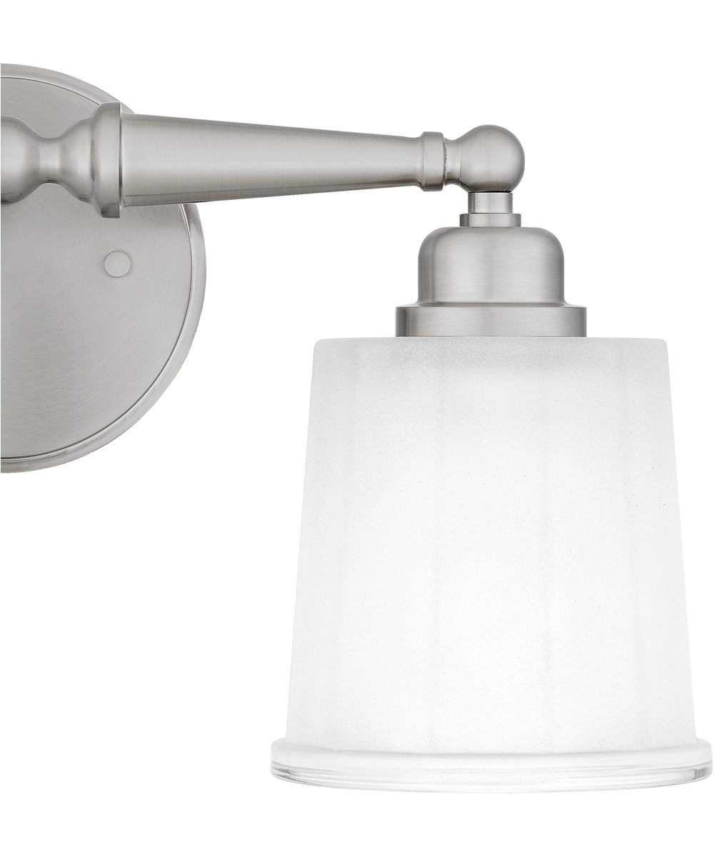 Cecilia Medium 2-light Bath Light Brushed Nickel