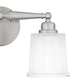 Cecilia Medium 2-light Bath Light Brushed Nickel