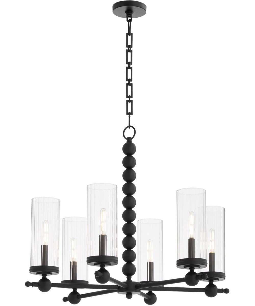 Tamara Day's Lee Boulevard 6-light Chandelier Matte Black
