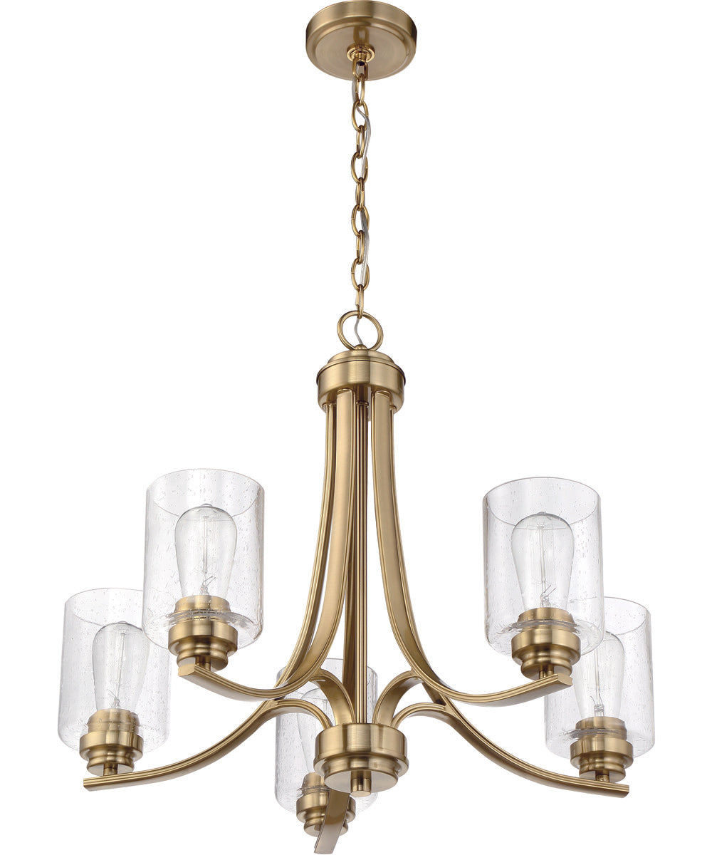 Bolden 5-Light Chandelier Satin Brass