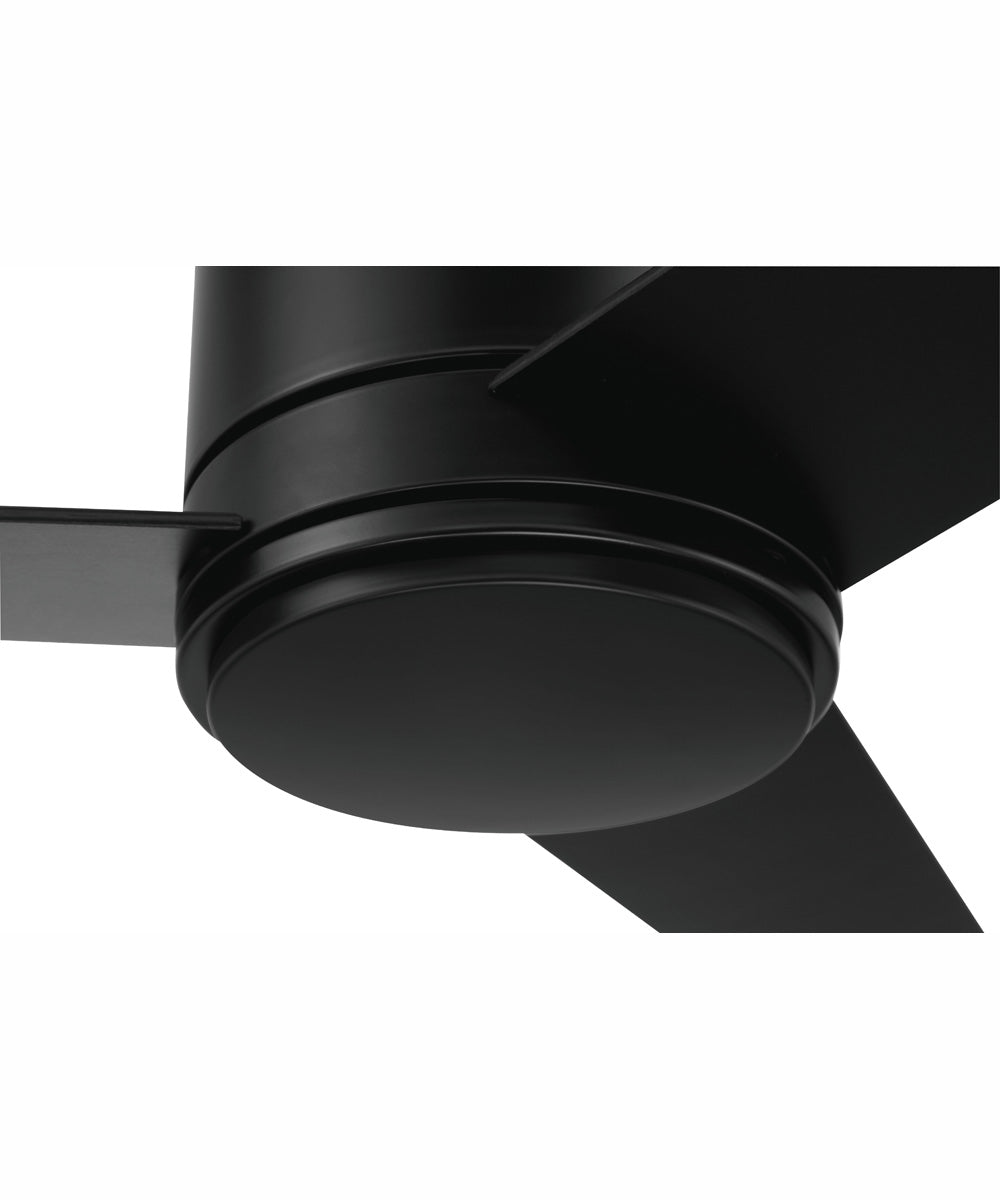 52" Cole 1-Light Ceiling Fan Flat Black