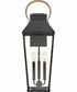 Dawson 3-Light Large Wall Mount Lantern in Black