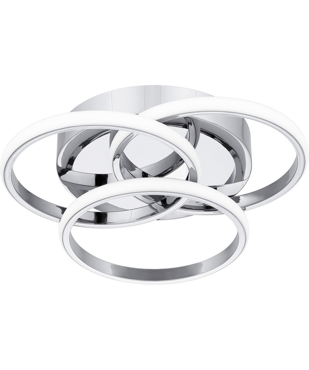 Moonan Medium Flush Mount Polished Chrome