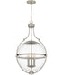 Quoizel Pendant Large 3-light Pendant Brushed Nickel