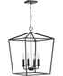 Emma 4-Light Pendant Dark Bronze