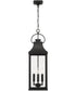 Bradford 4-Light Outdoor Hanging-Lantern Black