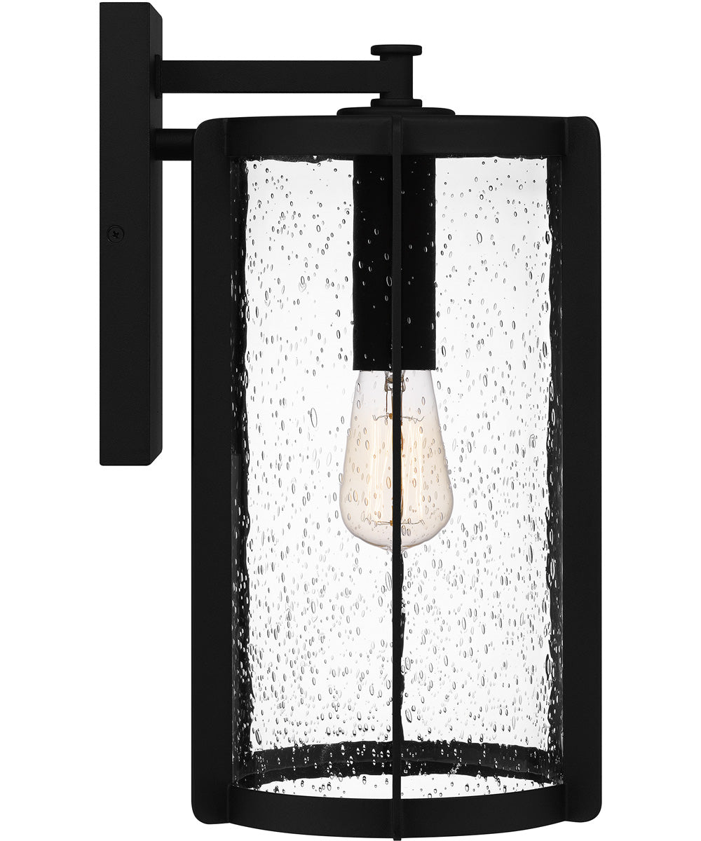 Hazel Large 1-light Outdoor Wall Light  Coastal Armour Aluminum Earth Black