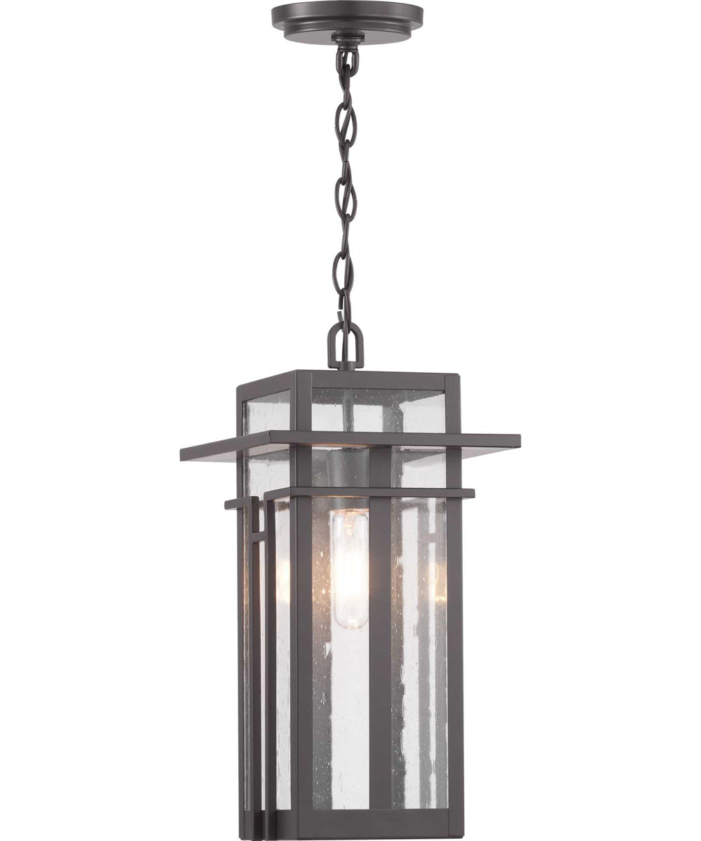 Boxwood 1-Light Hanging Lantern Antique Bronze