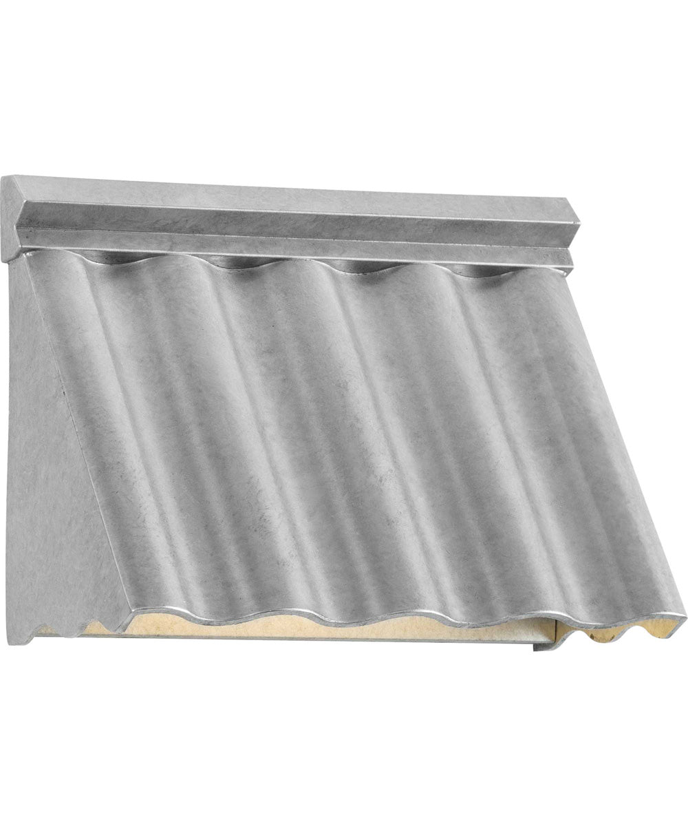 Jeffrey Alan Marks Point Dume Wakecrest LED Outdoor Wall Lantern Galvanized Finish