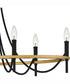 Legare Medium 6-light Island Light Matte Black