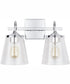 Jayne 2-Light Vanity Chrome