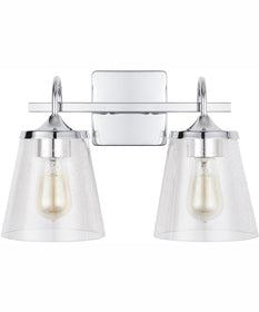 Jayne 2-Light Vanity Chrome