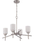 Cadence 4-Light Chandelier Satin Nickel