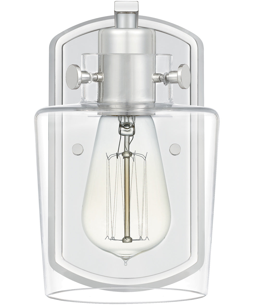Ledger Small 1-light Wall Sconce Polished Nickel