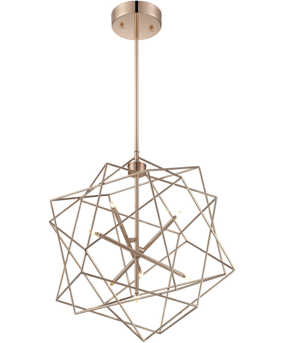 Stacia 7-Light Led Pendant French Gold Finished