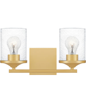 Abner Medium 2-light Bath Light Aged Brass