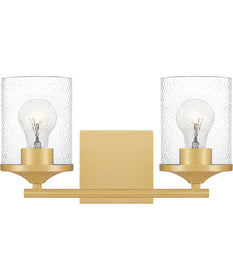 Abner Medium 2-light Bath Light Aged Brass