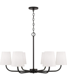 Brody 6-Light Chandelier Matte Black