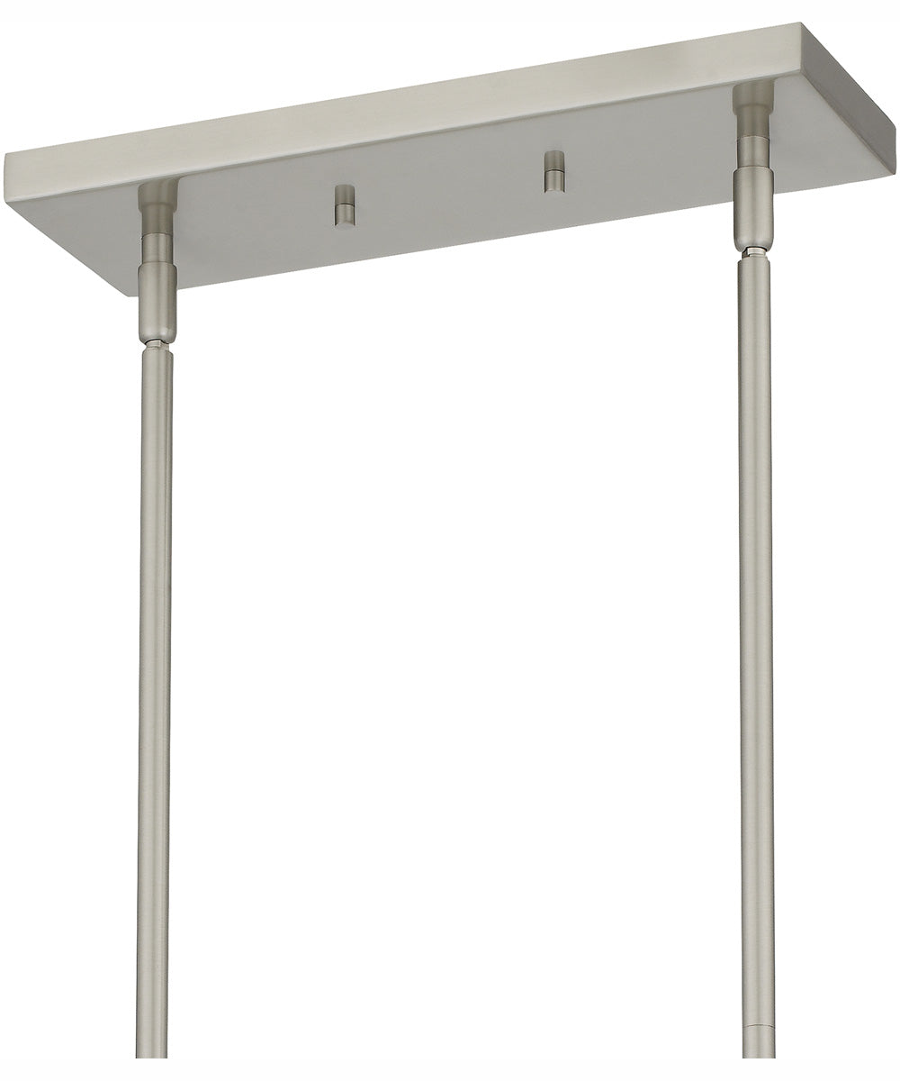 Halsey Medium 3-light Island Light Brushed Nickel