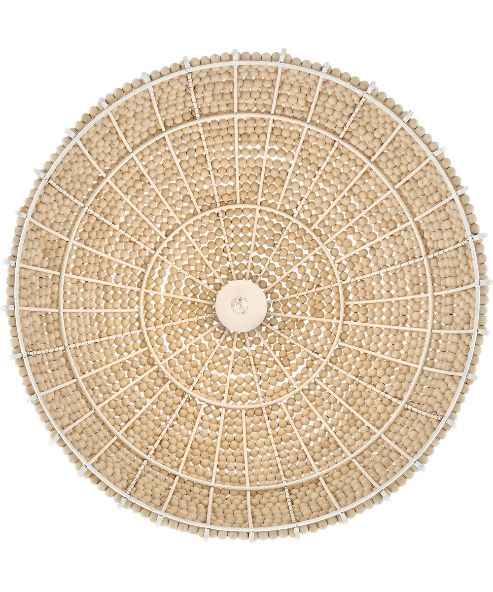 Dalia 1-Light Large Pendant in Textured Plaster