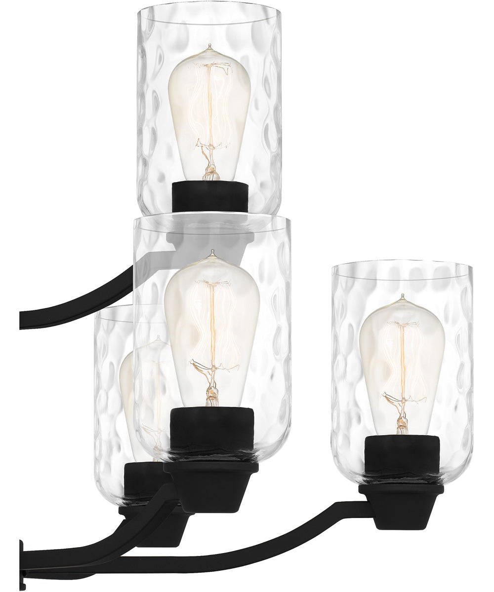 Acacia 9-light Chandelier Matte Black