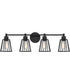 Atticus Extra Large 4-light Bath Light Earth Black