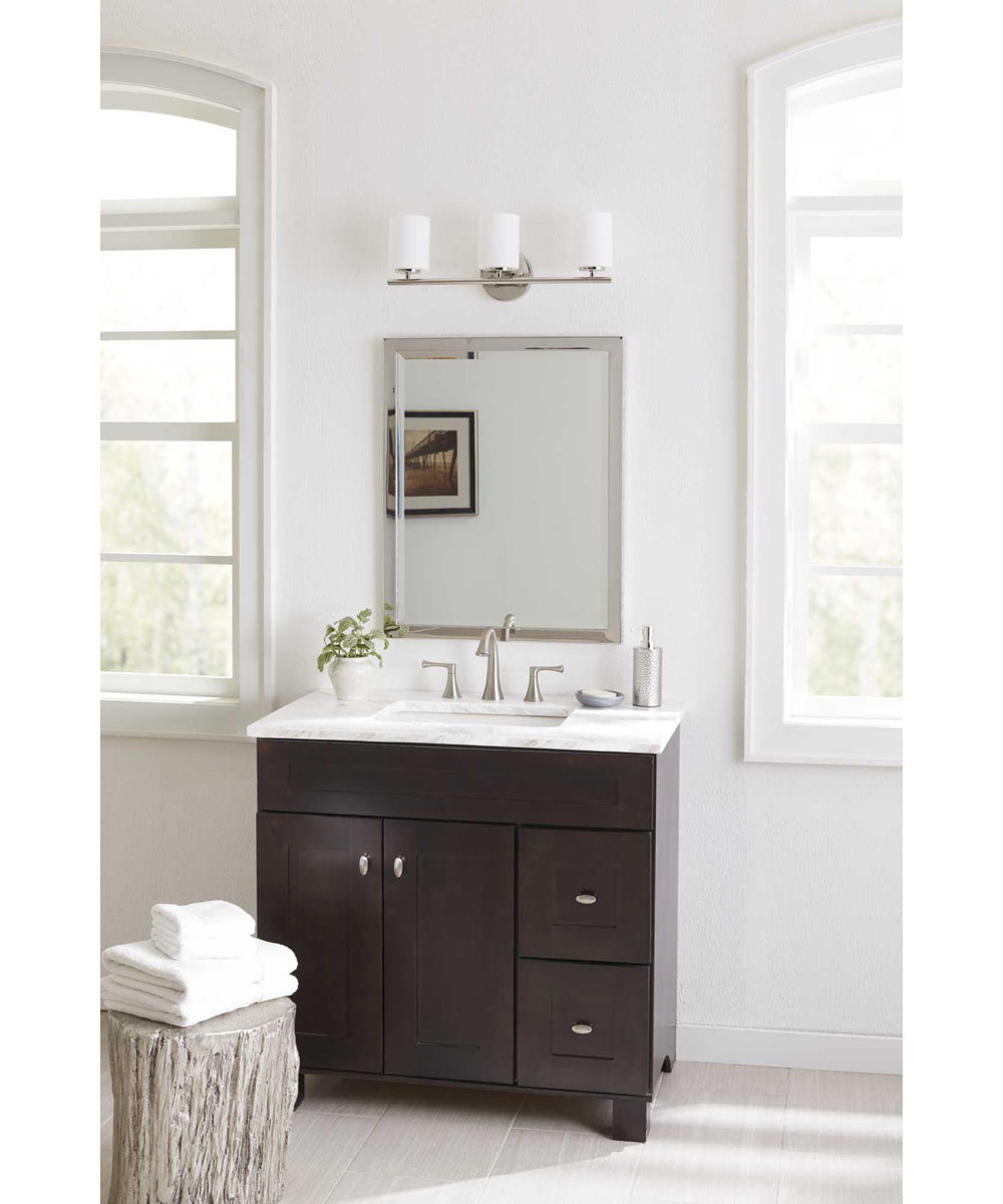 Replay 3-Light Bath & Vanity Polished Nickel
