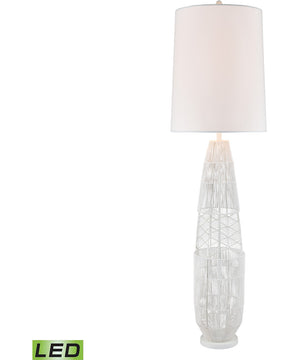 Husk 63'' High 1-Light Floor Lamp - White - Includes LED Bulb