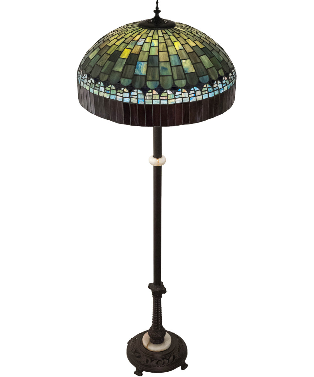 62" High Tiffany Candice Floor Lamp