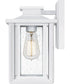Wakefield Small 1-light Outdoor Wall Light  Coastal Armour White Lustre