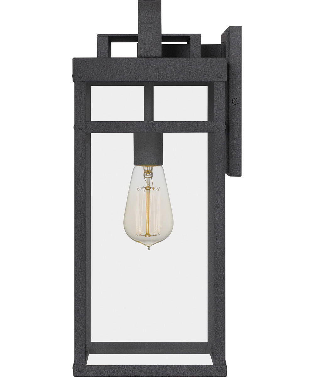 Keaton Large 1-light Outdoor Wall Light  Coastal Armour Aluminum Mottled Black