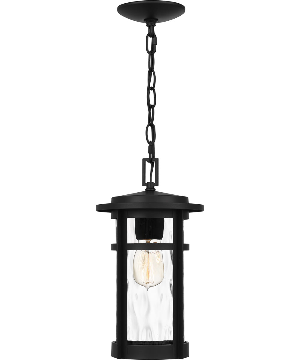 Uma Large 1-light Outdoor Pendant Light Matte Black