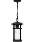 Uma Large 1-light Outdoor Pendant Light Matte Black