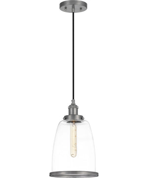 Leo Small 1-light Mini Pendant Antique Nickel