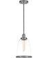 Leo Small 1-light Mini Pendant Antique Nickel