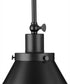 Hinton 1-Light Modern Farmhouse Pendant Matte Black