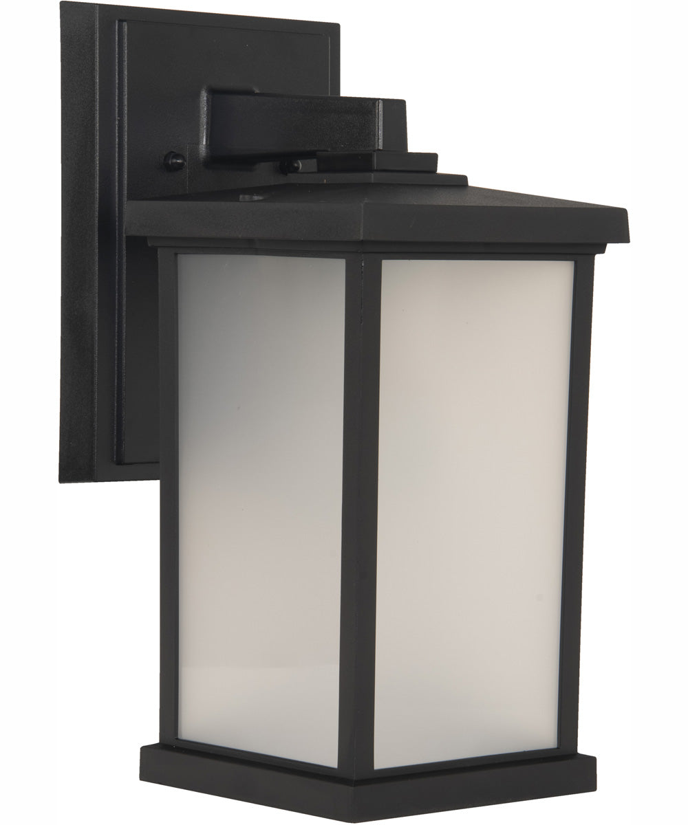 Resilience Lanterns 1-Light Outdoor Wall Lantern Matte Black